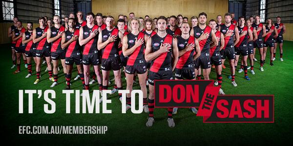 Essendon's 2014 membership campaign is a classic call to arms
